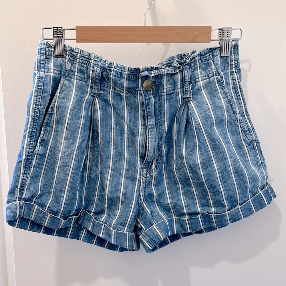 American Eagle Pinstripe Shorts